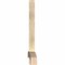 Ekena Millwork Bellingham Rough Sawn Timber Gable Bracket, Douglas Fir, 108"W x 45"H x 4"D x 4"F, 10/12 Pitch GBW108X45X0404BEL00RDF - alternate 2